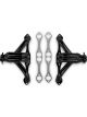 Flowtech Headers Block Hugger Steel Painted 2.5 in. Collector D-port