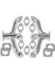 Flowtech Headers Block Hugger Stainless Steel Polished Round Port S