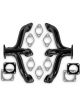 Flowtech Headers Block Hugger Steel Painted Round Port Street Rod For