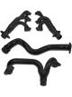 Flowtech Headers Mid-Length Stainless Steel Temporary Black Paint B