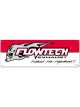 Flowtech Banner Vinyl Red/White Flowtech Exhaust Logo 30 in. Width 90 i