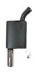 Flowtech Lts Muffler W/Tip & Inlet Tube Left S