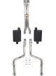 Flowtech Exhaust System Cat-Back 2.500 in. Stainless Steel Dodge 5.7L