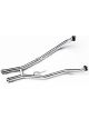 Flowtech Crossover Pipe H-Pipe Steel Aluminized Fits Shorty Header 2.