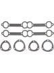 Flowtech Exhaust Gaskets Header Fiber Stock Port Chevy Small Block Ki