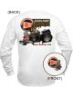Holley T-Shirt Long Sleeve Cotton Holley Logo White Men's 2XL
