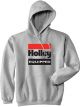 Holley Sweatshirt Pullover Hooded Gray Holley Logo Men's 3XL