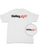 Holley T-Shirt Short Sleeve Cotton White Holley EFI Men's Large