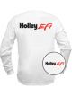 Holley T-Shirt Long Sleeve Cotton White Holley EFI Men's XL
