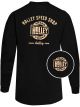 Holley T-Shirt Hanes Beefy Long Sleeve Black Holley Speed Shop Men