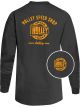 Holley T-Shirt Hanes Beefy Long Sleeve Gray Holley Speed Shop Men'