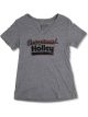 Holley T-Shirt Short Sleeve Gray Holley Original Vintage Ladies' M