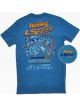 Holley T-Shirt Short Sleeve LS Fest Cotton Men's Small Blue