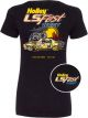 Holley T-Shirt Short Sleeve V-Neck LS Fest West Cotton Ladies' XL