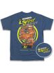 Holley T-Shirt Short Sleeve LS Fest West Event Cotton Navy Heather