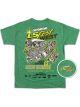 Holley T-Shirt Short Sleeve LS Fest Cotton Green Youth Medium