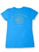 Holley T-Shirt Short Sleeve Cotton Blue Holley Speed Shop Ladies'