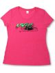 Holley T-Shirt LTS 2017 LS Fest Ladies Pink V Tee Large