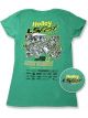 Holley T-Shirt Short Sleeve LS Fest Green Ladies' Small