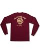 Holley T-Shirt Long Sleeve Holley Speed Shop Maroon Men's Large