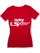 Holley T-Shirt Short Sleeve LS Fest V-Neck Cotton Ladies' XL Cotto