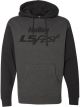 Holley Hoodie Pullover LS Fest Cotton Men's Large Black/Gray