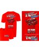 Holley T-Shirt Short Sleeve LS Fest Red Men's Small