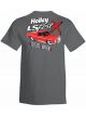 Holley T-Shirt Short Sleeve LS Fest C10 Cotton Men's Small Gray