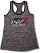 Holley Tank Top V-Neck LS Fest Cotton Ladies' Medium Gray
