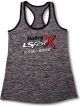 Holley Tank Top V-Neck LS Fest Cotton Ladies' Small Gray