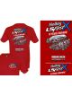 Holley T-Shirt Short Sleeve LS Fest Red Youth Small