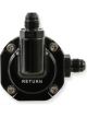 Holley Fuel Pressure Regulator Billet Aluminium Black Anodised Inline R