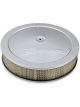 Holley Air Filter Assembly Holley Sniper Logo 14 in. Diameter Round Ch
