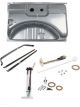 Holley Fuel Tank Sniper EFI 16 Gallons Capacity Steel Silver Powdercoat