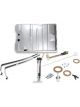 Holley Fuel Tank Sniper EFI 19 Gallons Capacity Steel Silver Powdercoat