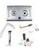 Holley Fuel Tank Sniper EFI 16 Gallons Capacity Steel Silver Powdercoat