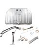 Holley Fuel Tank Steel Silver Powdercoated EFI Swap Notched Corners Che