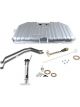 Holley Fuel Tank Steel Silver Powdercoated EFI Swap Notched Corners Che