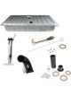 Holley Fuel Tank Steel Silver Powdercoated EFI Swap 255 lph 16 Gallons