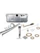 Holley Fuel Tank Steel Silver Powdercoated EFI Swap 255 lph 18 Gallons