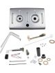 Holley Fuel Tank Sniper EFI 16 Gallons Capacity Steel Silver Powdercoat