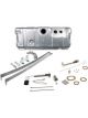 Holley Fuel Tank Steel Silver Powdercoated EFI Swap 400 lph 18 Gallons