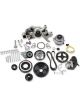 Holley Accessory Drive System Mid-mount 6-groove Serpentine with Alt/PS