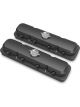 Holley Valve Cover 2-PIECE CAST ALUM. V/C SET SATIN BLK