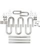 Holley Multi Fit Single Turbo Pipe Kit Ms