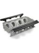 Holley Intake Manifold Base Base & Fuel Rails LS1 Lo-Ram Satin