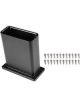 Holley Burst Panel Duct Billet Black Anodize