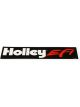 Holley Decal Vinyl Black/Silver/Red Holley EFI Logo