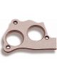 Holley TBI Flange Gasket 3-Bolt 2-Barrel Flange 2.00 in. Bores OE Repla