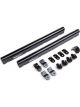 Holley Fuel Rails EFI Aluminium Black Anodised Includes Four -6 AN to